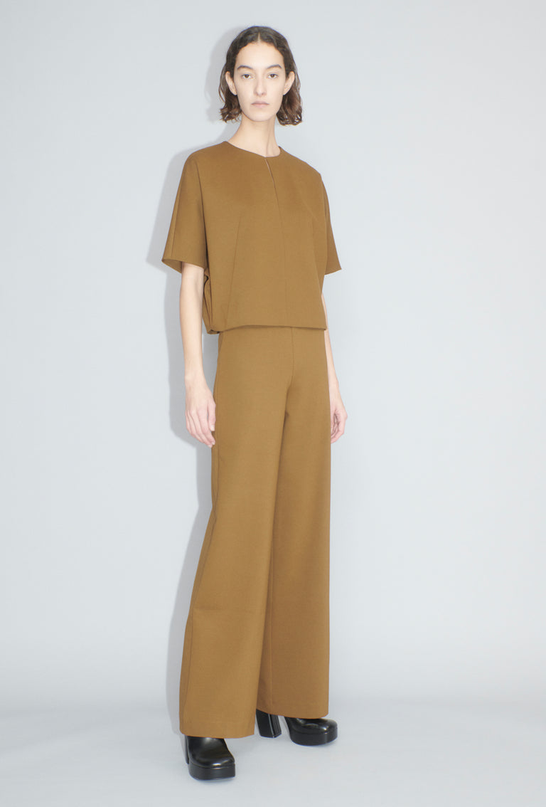 Odeeh Compact Jersey Shirt, Cognac