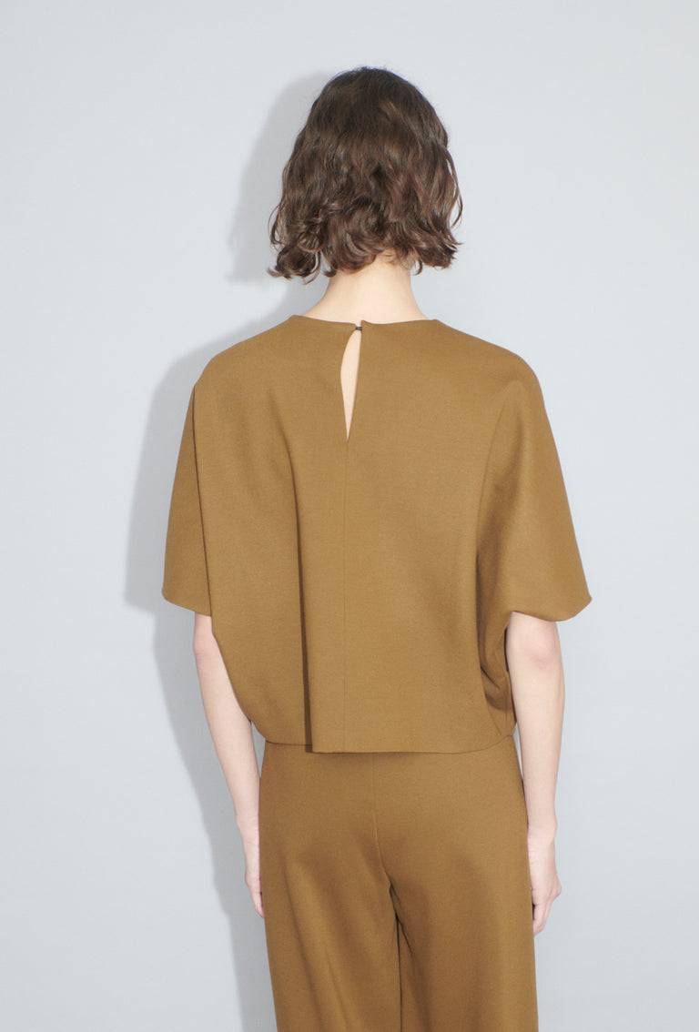 Odeeh Compact Jersey Shirt, Cognac