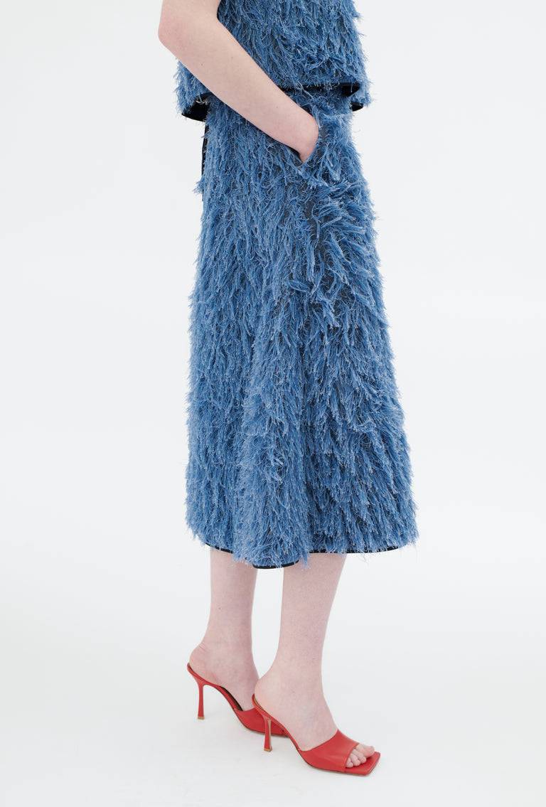 Odeeh Delavé Fringes Rock, Light Indigo