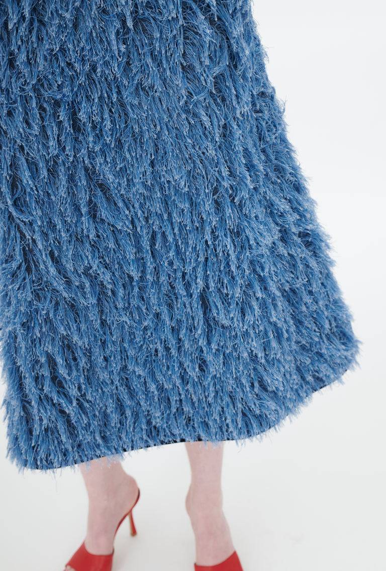 Odeeh Delavé Fringes Rock, Light Indigo