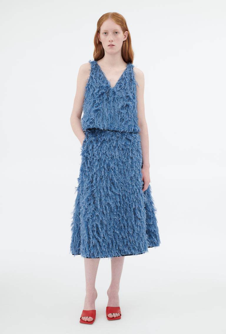 Odeeh Delavé Fringes Rock, Light Indigo