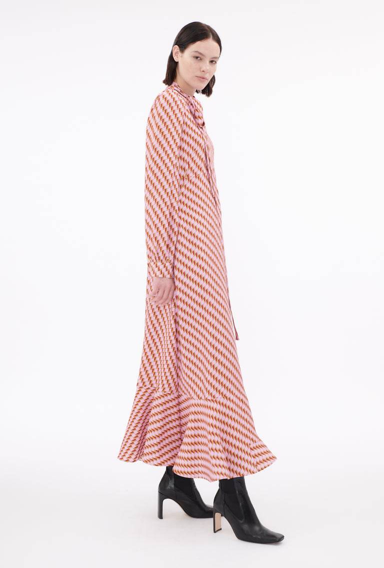 Odeeh Diagonal Waves Kleid, Candy