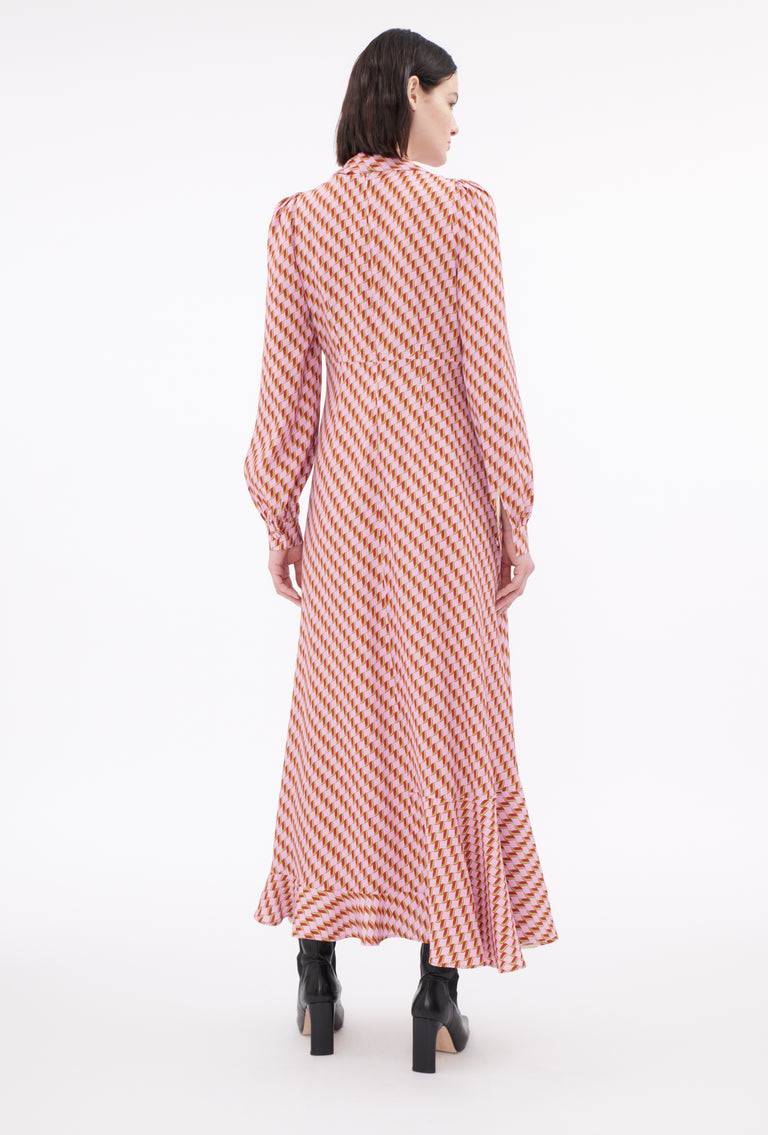 Odeeh Diagonal Waves Kleid, Candy