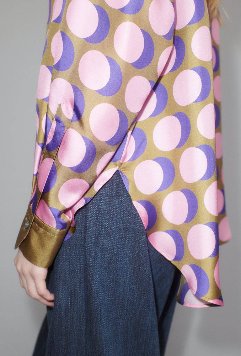 Odeeh Double Dot Bluse, Candy