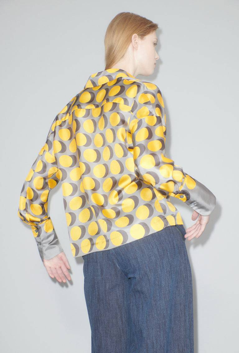 Odeeh Double Dot Bluse, Golden Yellow