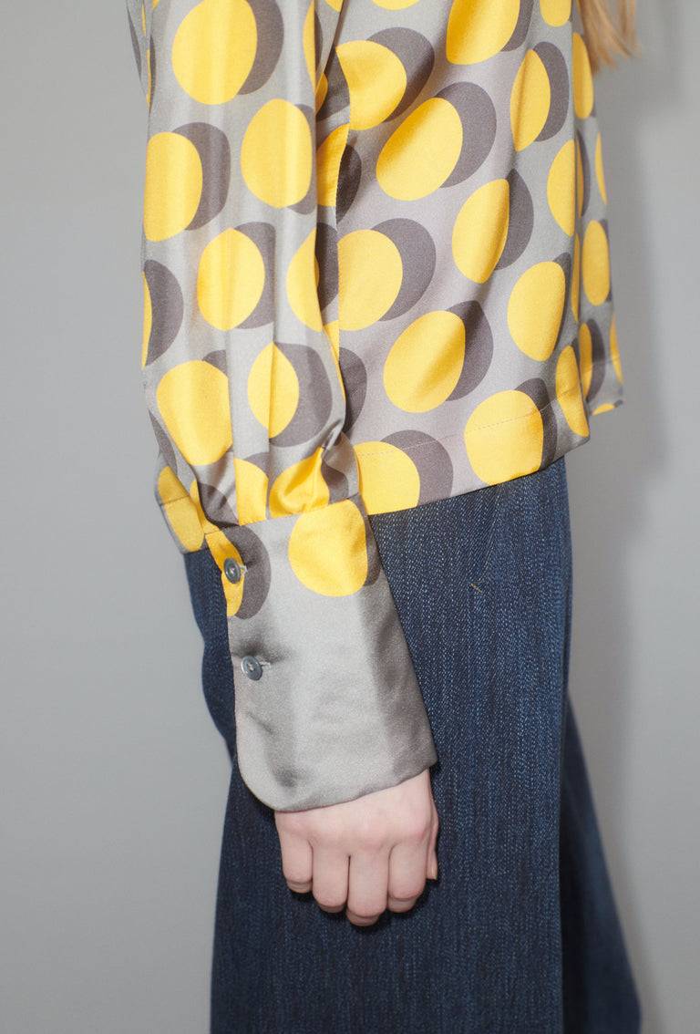 Odeeh Double Dot Bluse, Golden Yellow