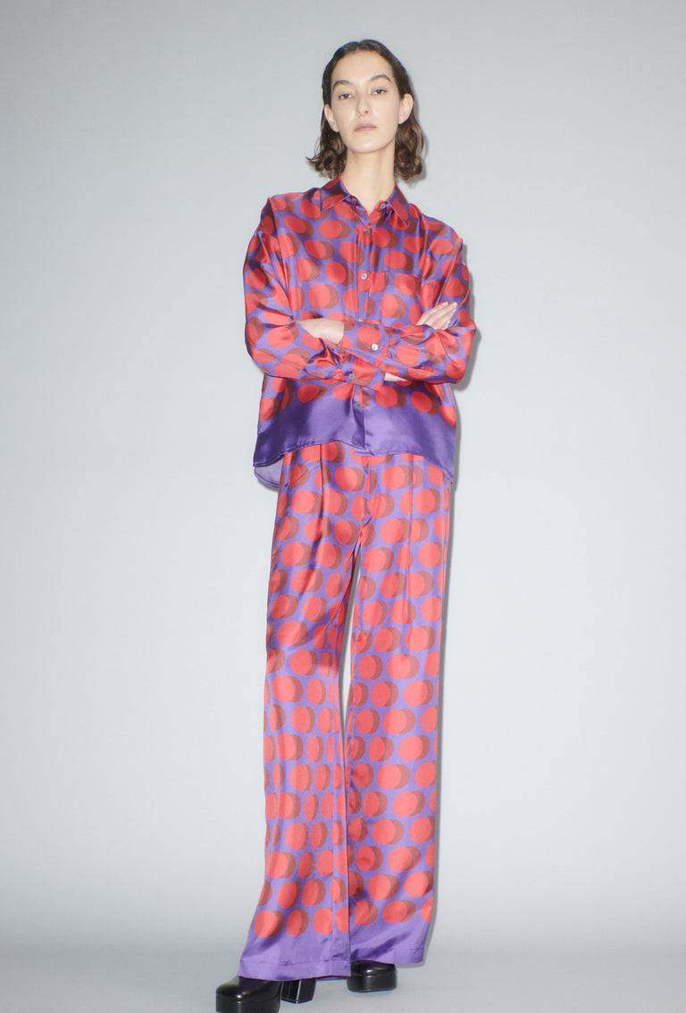 Odeeh Double Dot Bluse, Lipstick