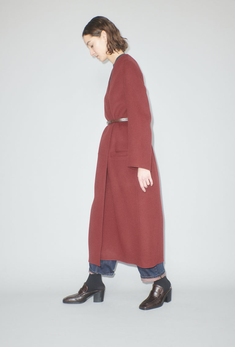 Odeeh Double Face Mantel, Marble Red