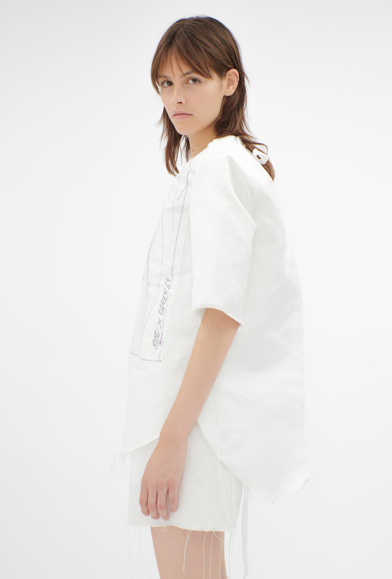 Odeeh Duchesse Bluse, White