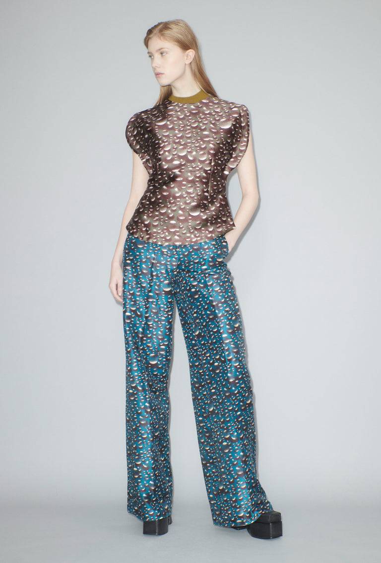 Odeeh Glass Bubbles Top, Aubergine