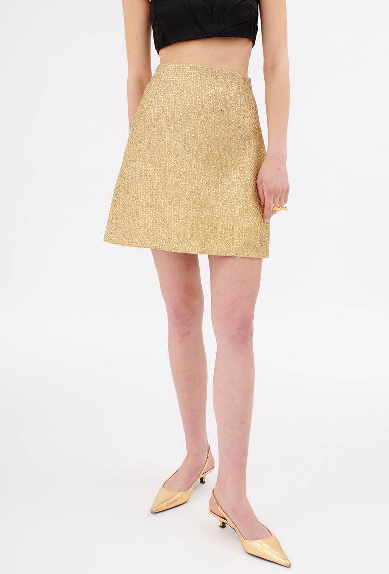 Odeeh Gold Brocade Rock, Gold