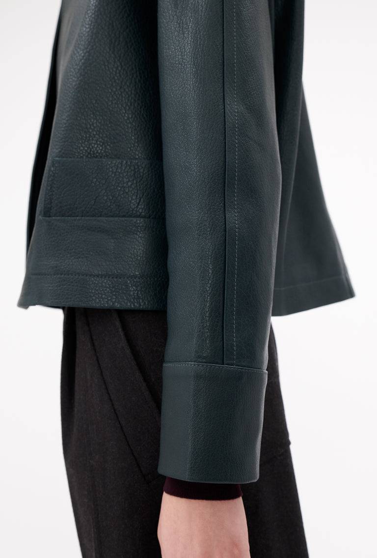 Odeeh Grain Nappa Jacke, Night Forest