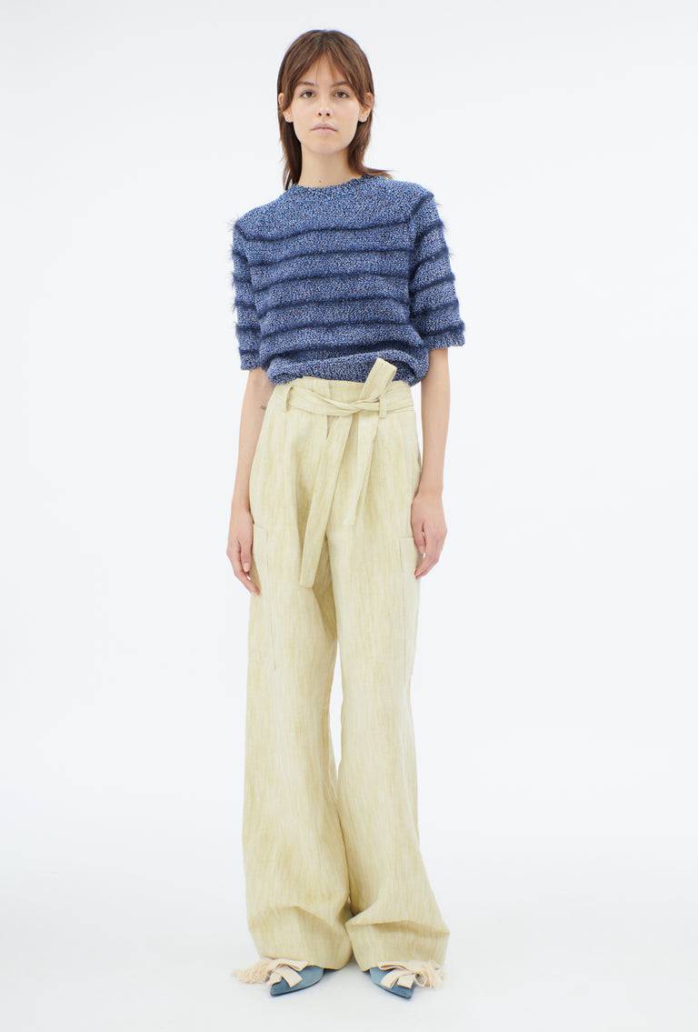 Odeeh Hairy Moulinè Pullover, Fayence