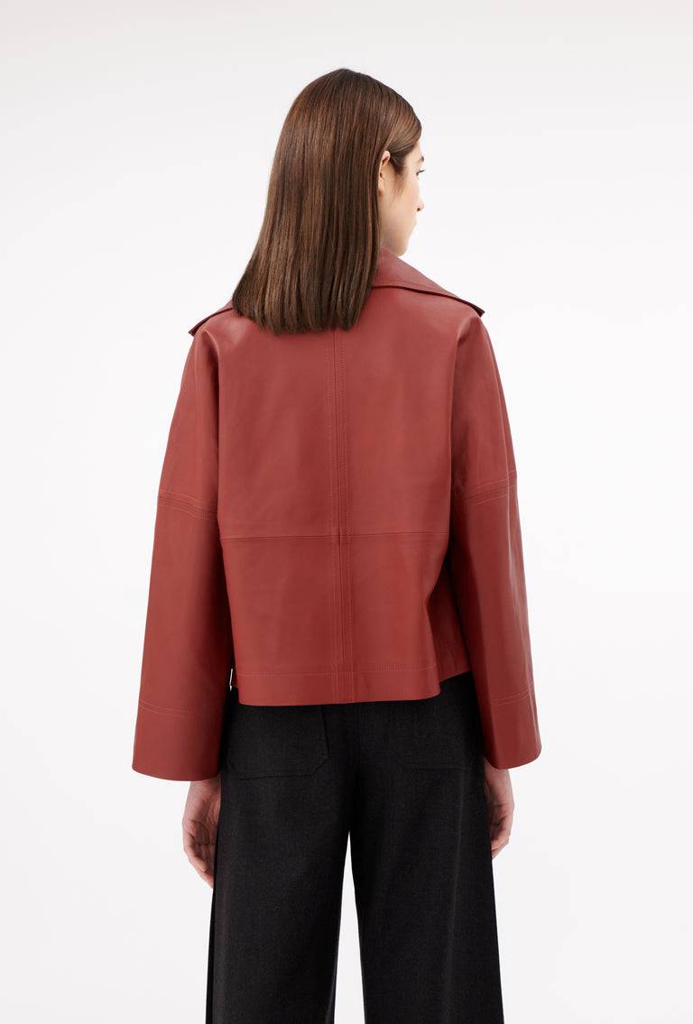 Odeeh Lamb Nappa Jacke, Tizian Red