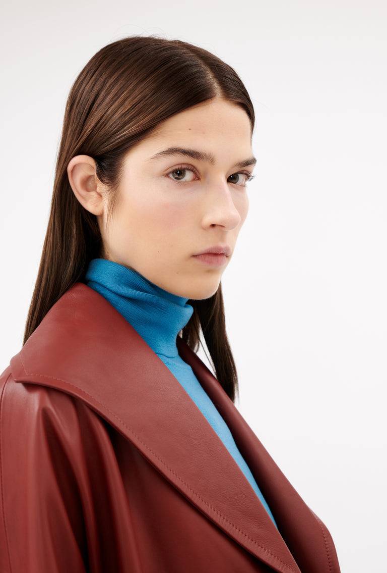 Odeeh Lamb Nappa Jacke, Tizian Red