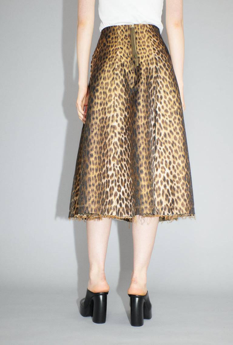 Odeeh Leopard Jaquard Rock, Hazelnut