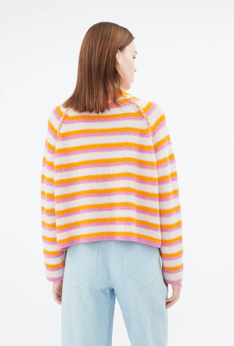 Odeeh Lido Stripe Pullover, Powder