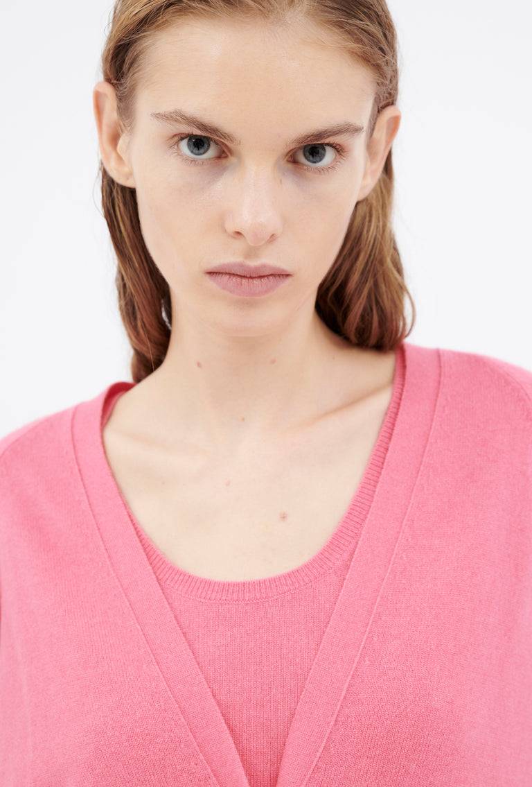 Odeeh Light Cashmere Cardigan, Candy