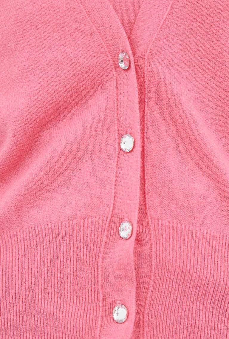 Odeeh Light Cashmere Cardigan, Candy