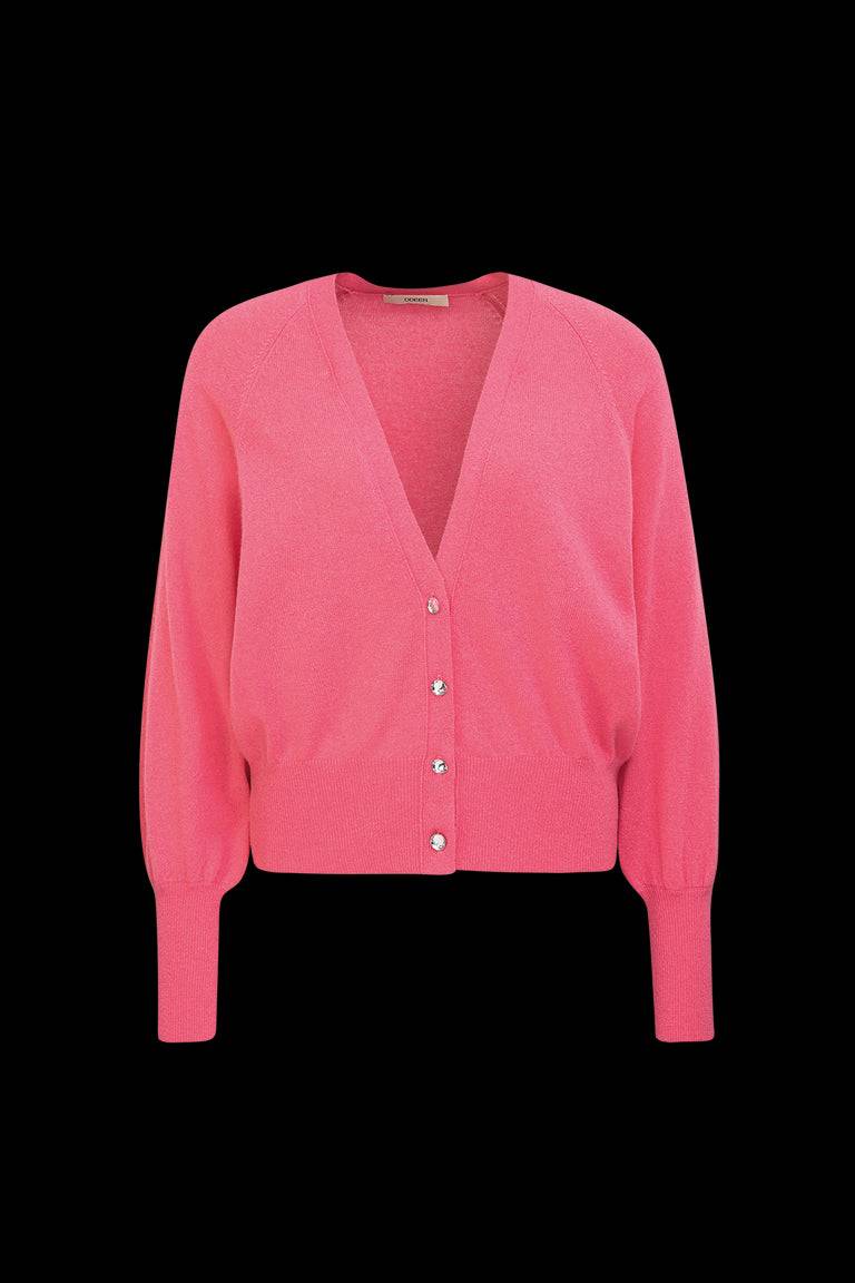 Odeeh Light Cashmere Cardigan, Candy