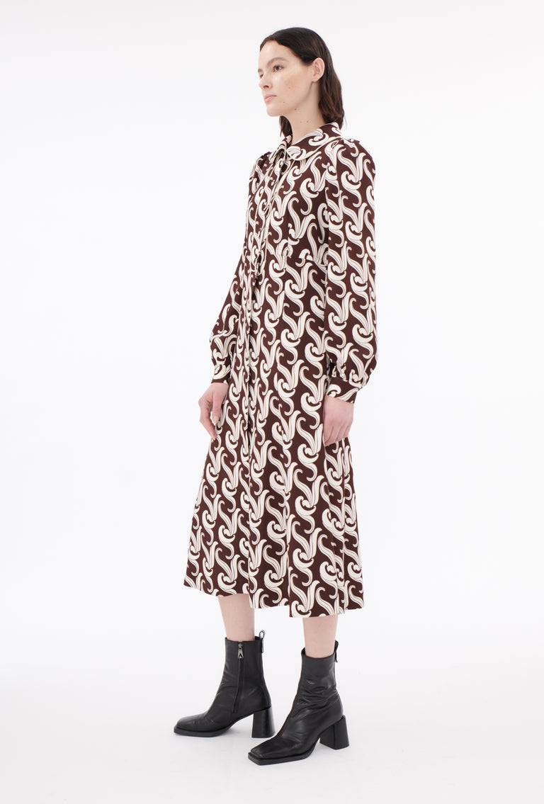 Odeeh Locks Kleid, Dark Chocolate