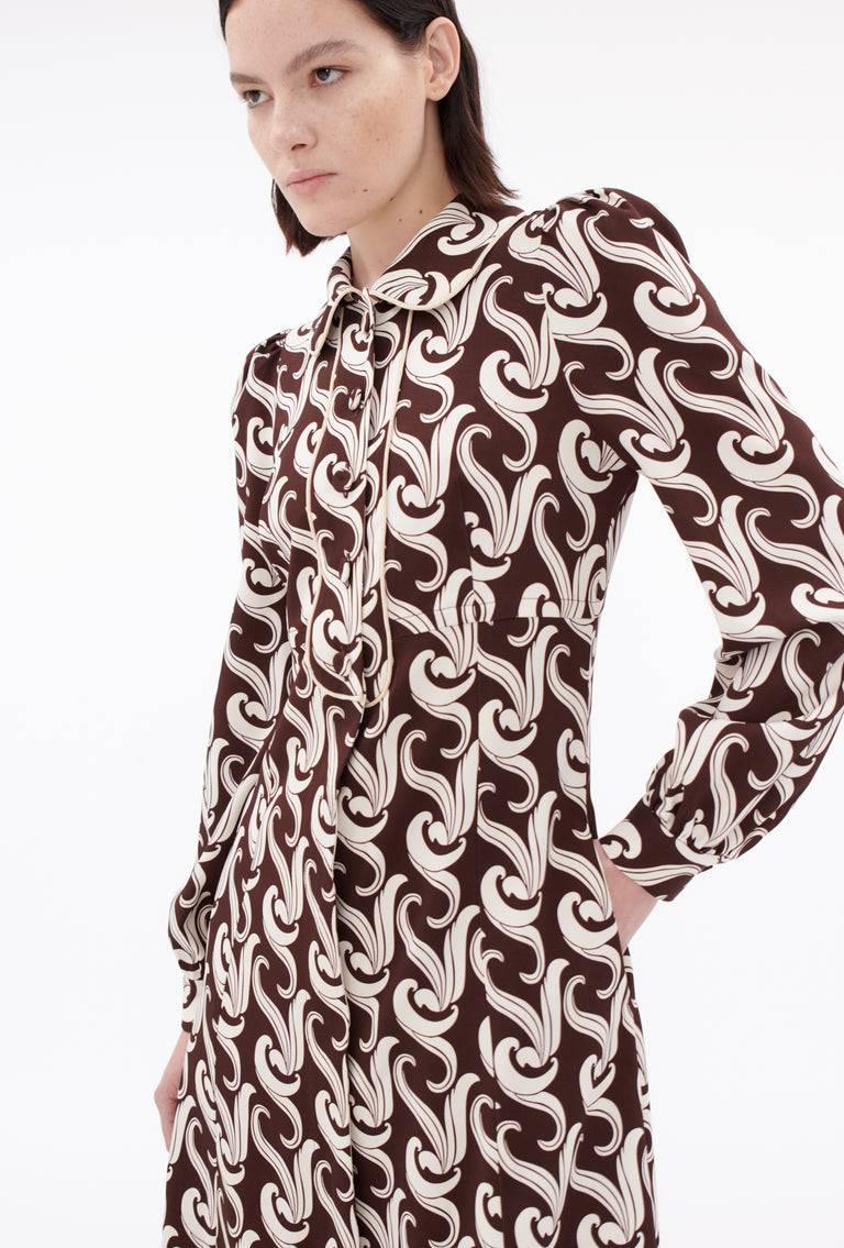 Odeeh Locks Kleid, Dark Chocolate