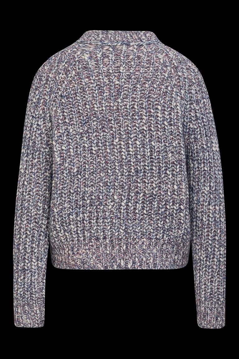 Odeeh Marbled Alpaca Wool Pullover, Light Mauve