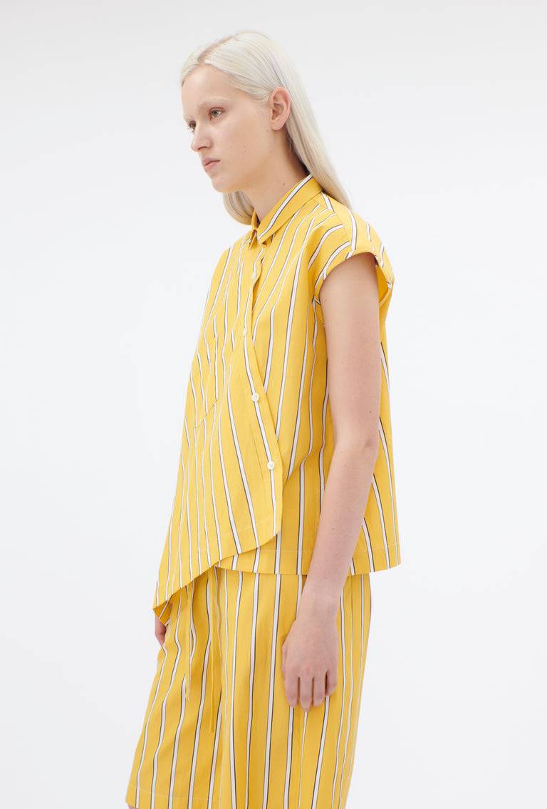 Odeeh Men's Stripe Bluse, Dandelion