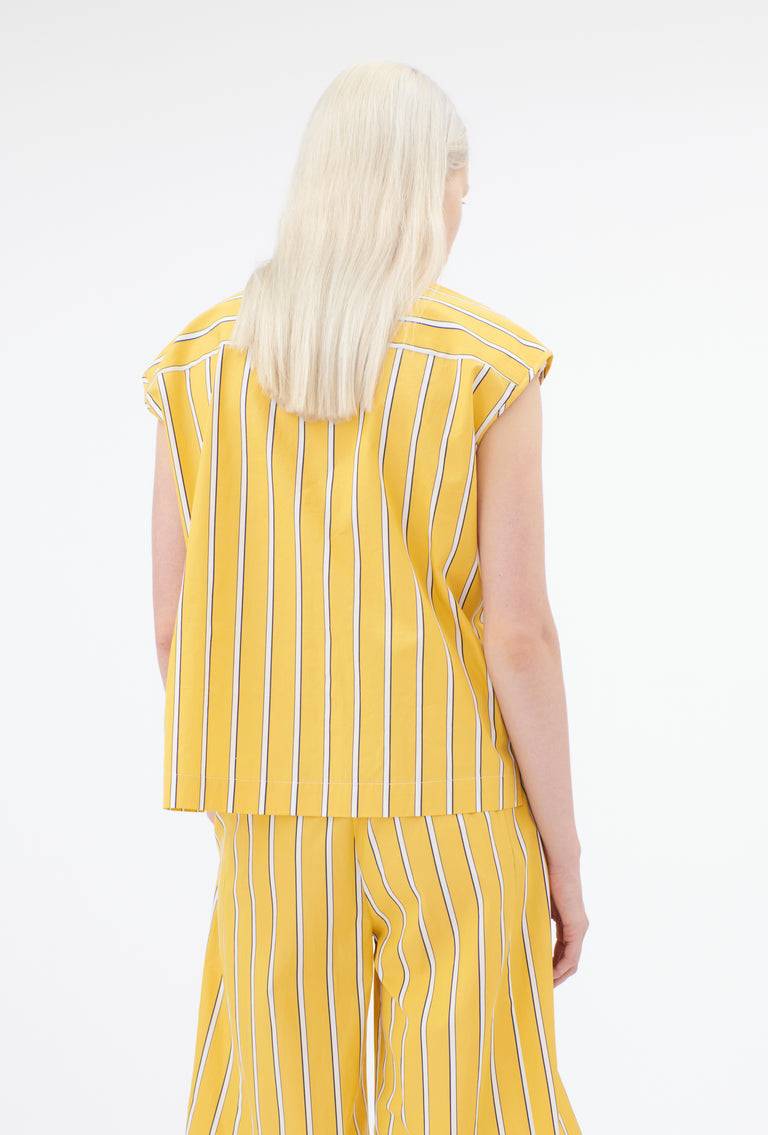 Odeeh Men's Stripe Bluse, Dandelion