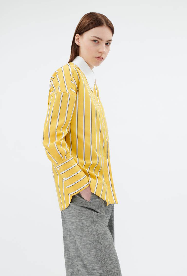 Odeeh Men's Stripe Bluse, Dandelion