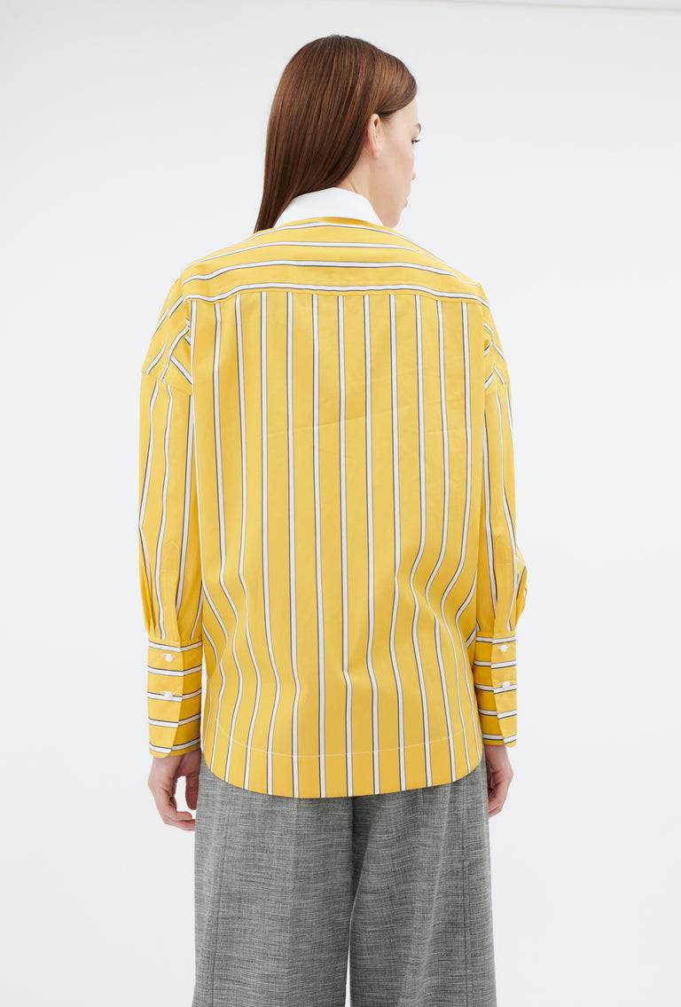 Odeeh Men's Stripe Bluse, Dandelion