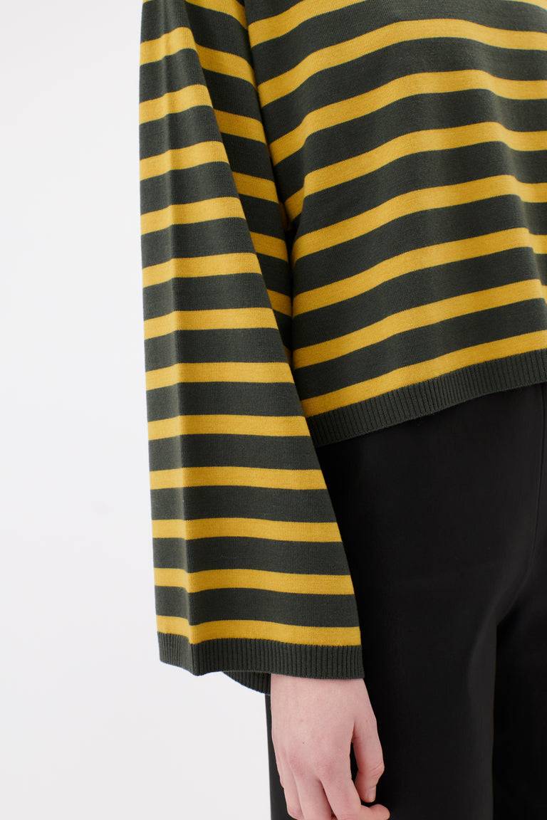 Odeeh Merino Extrafein Pullover, Dark Olive