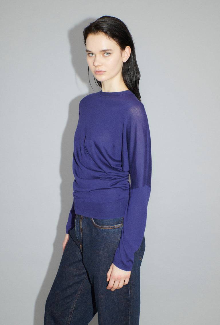 Odeeh Merino Extrafine Pullover, Plum