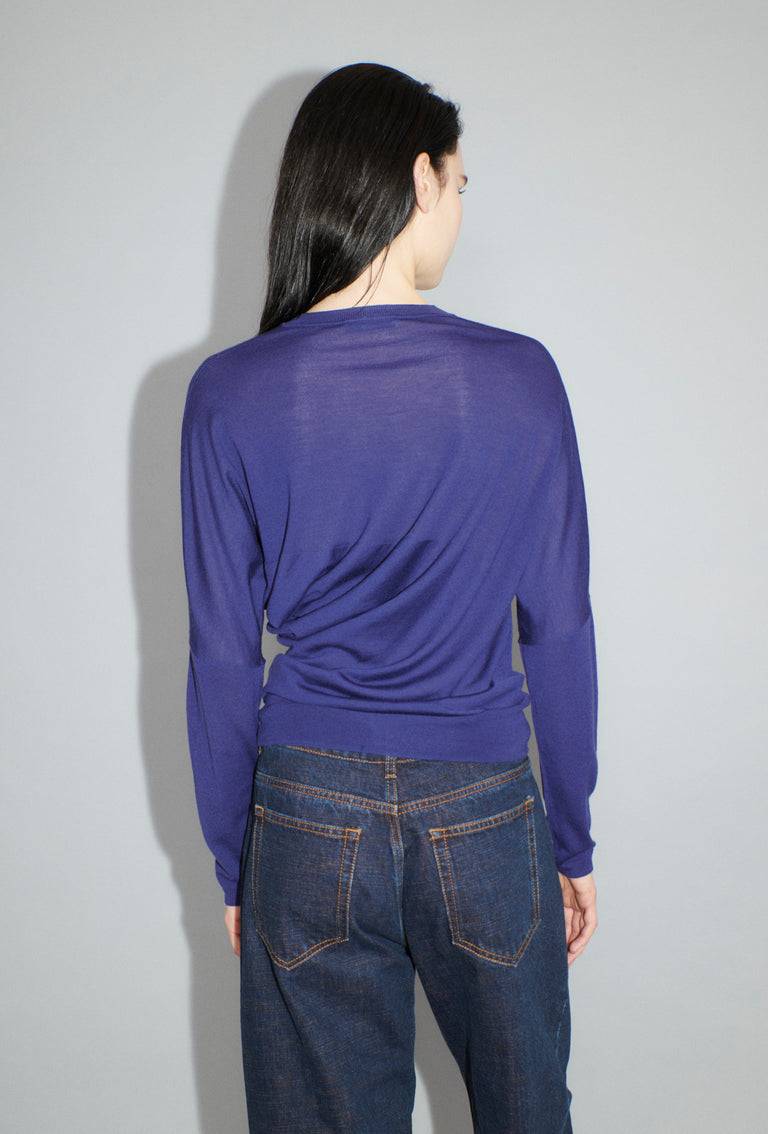 Odeeh Merino Extrafine Pullover, Plum