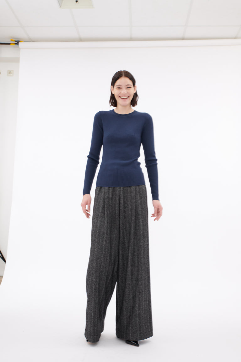 Odeeh Merino Extrafine Pullover, Steel