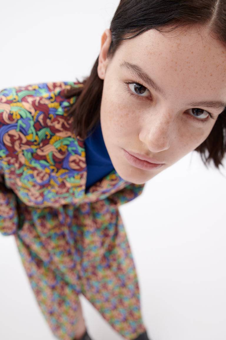 Odeeh Mermaids Heavy Crepe De Chine Kleid, Laguna