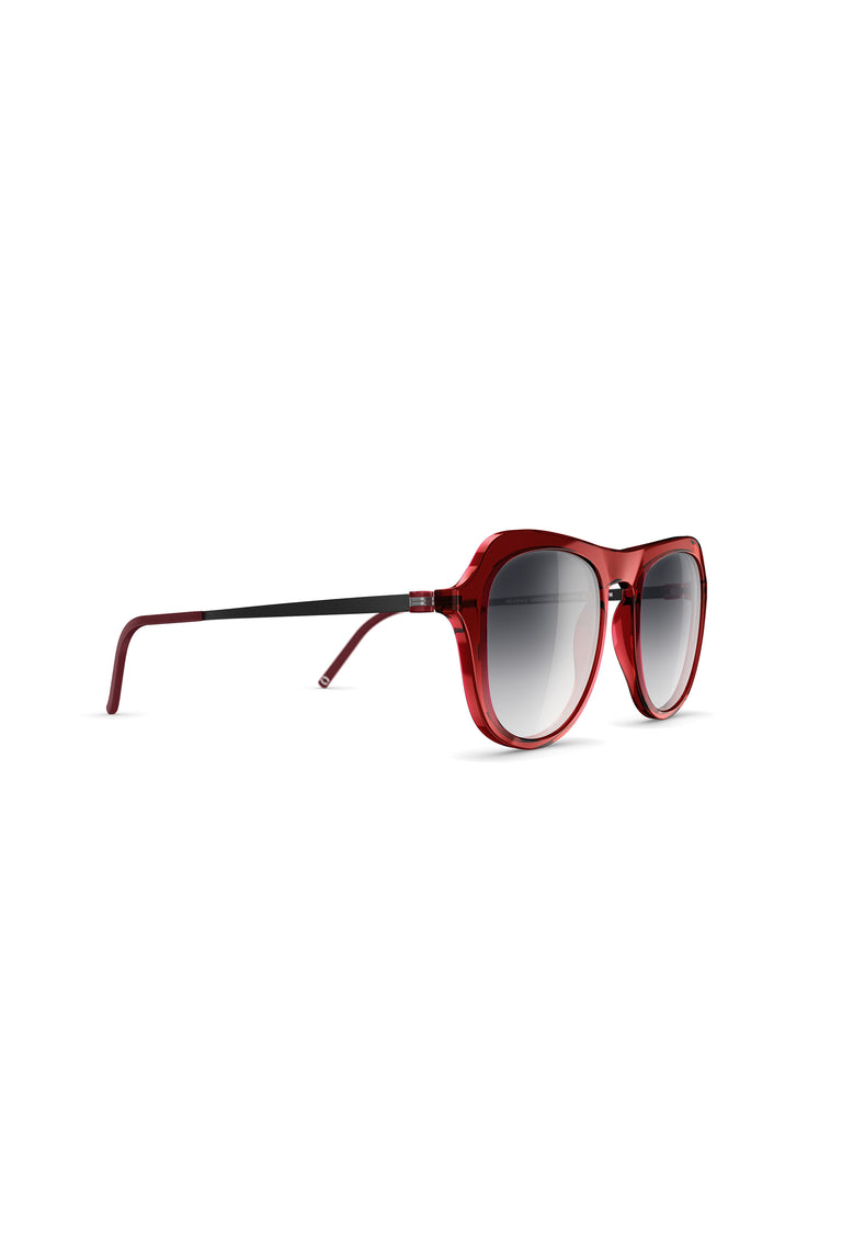 Odeeh NEUBAU Alexis Sonnenbrille, Dark Red/Black