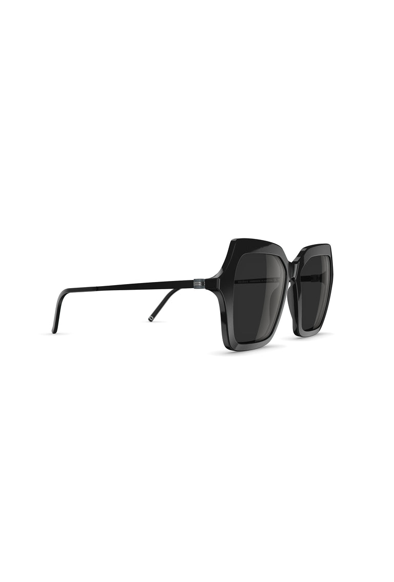 Odeeh NEUBAU Phaedra Sonnenbrille, Black/Black