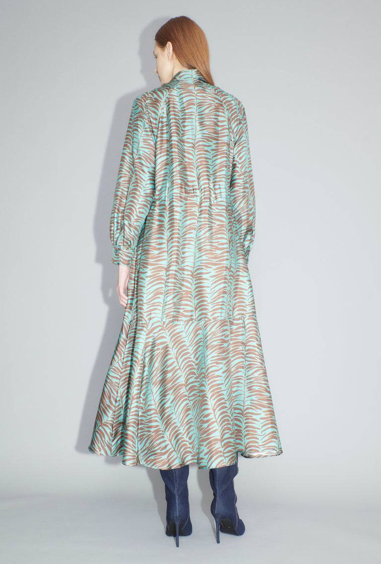 Odeeh Op-Art Tree Kleid, Shellac