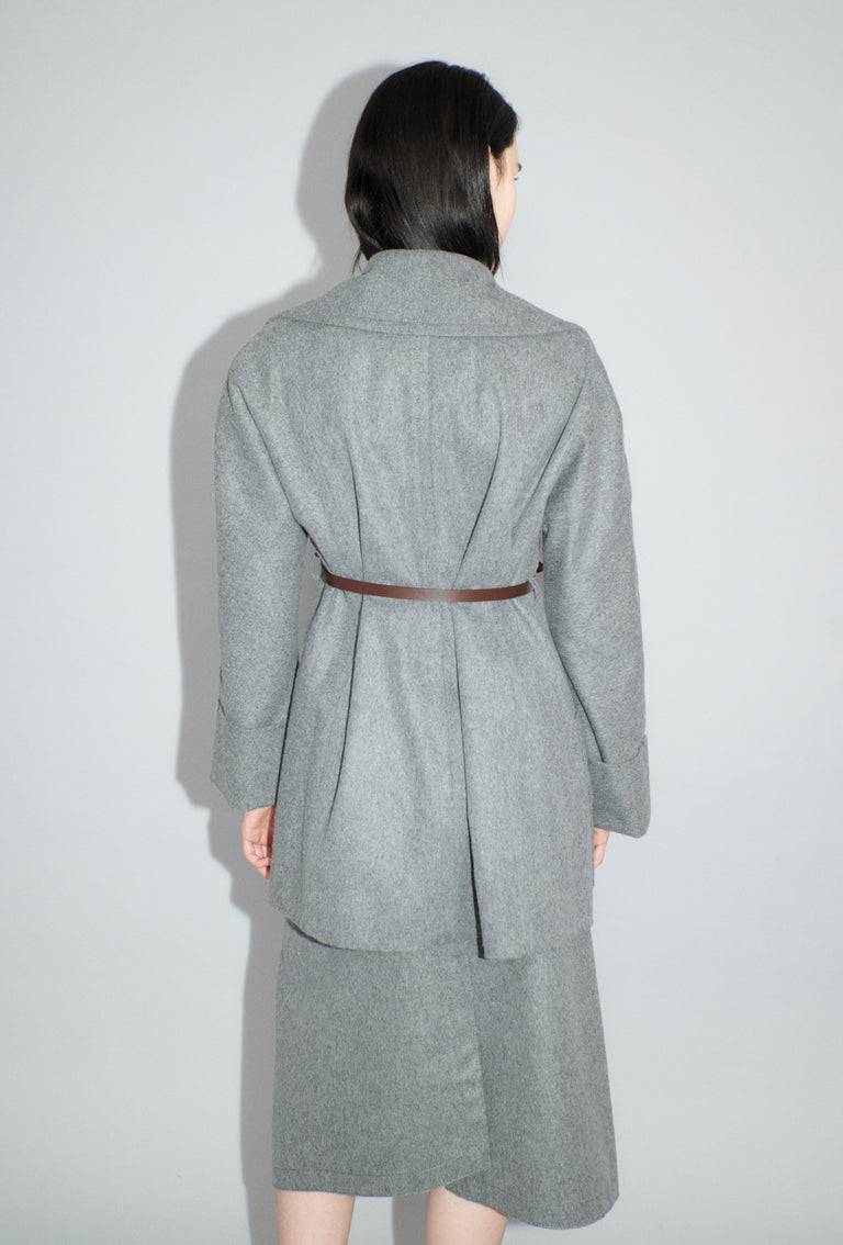 Odeeh Original Light Loden Kurzmantel, Flannel Grey