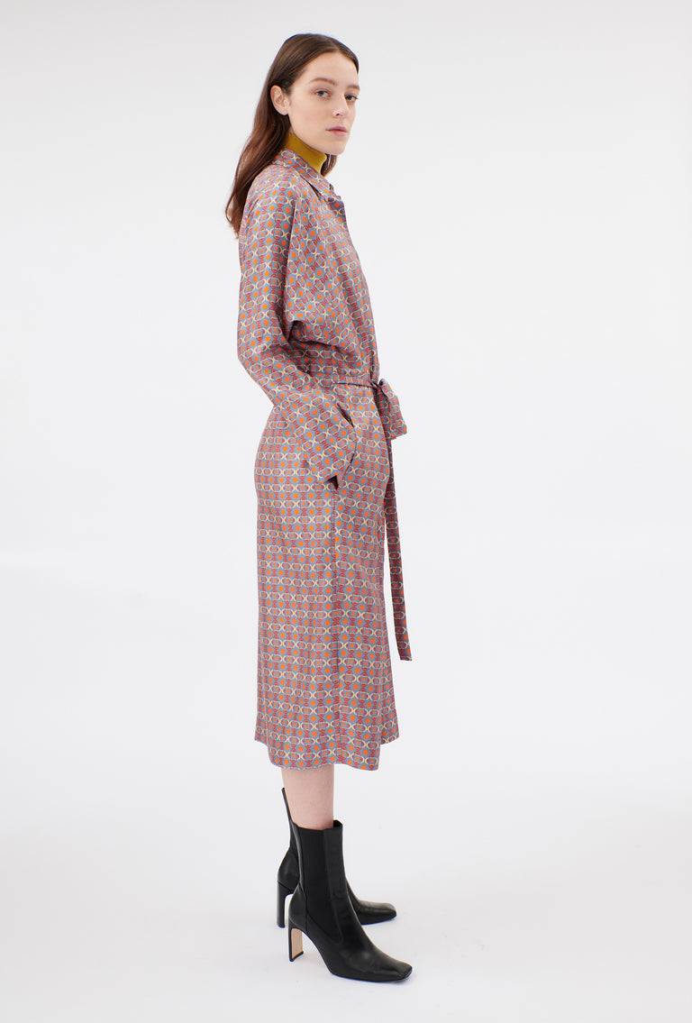 Odeeh Ovals & Squares Kleid, Stone