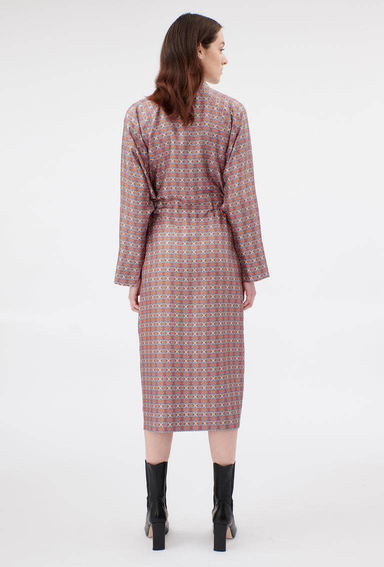 Odeeh Ovals & Squares Kleid, Stone