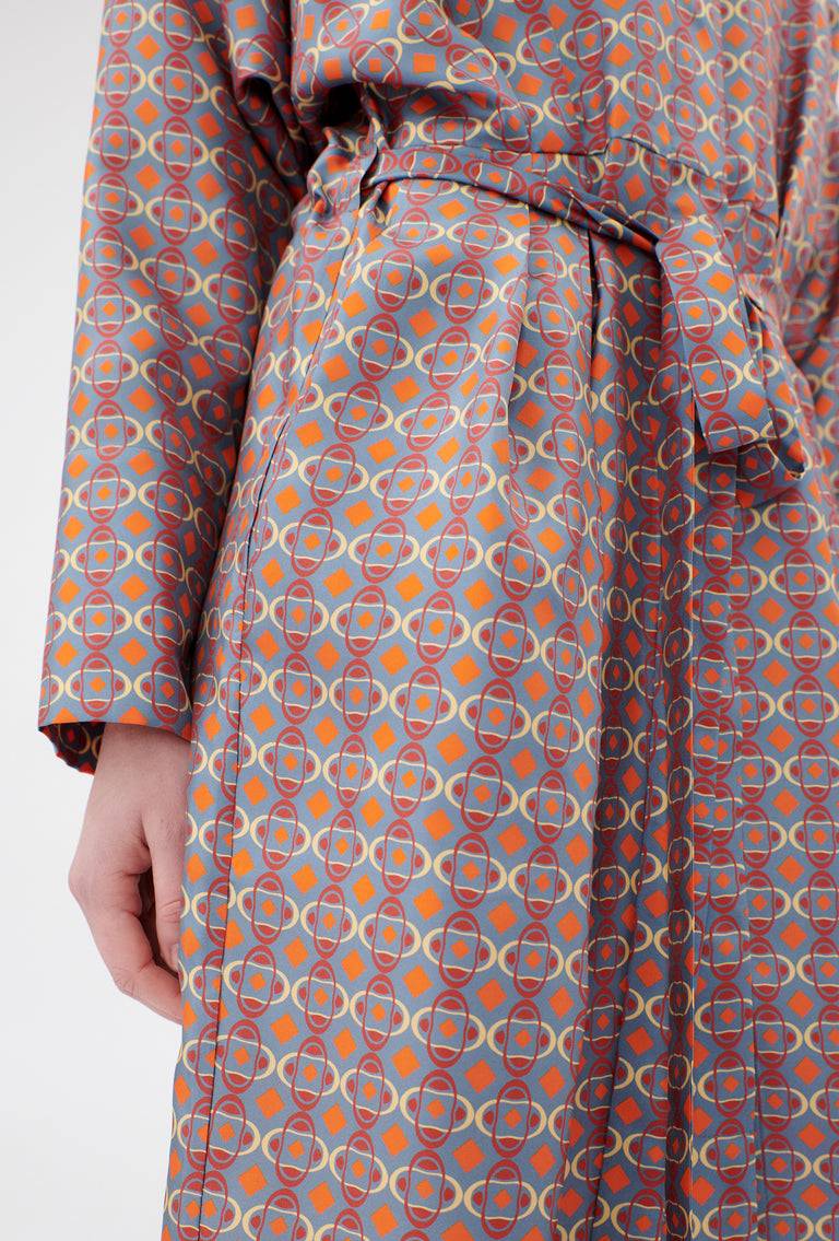 Odeeh Ovals & Squares Kleid, Stone