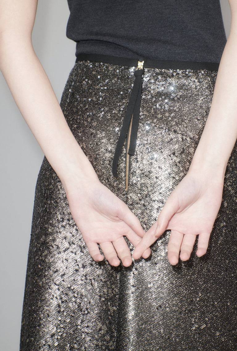 Odeeh Overprinted Sequins Rock, Granite