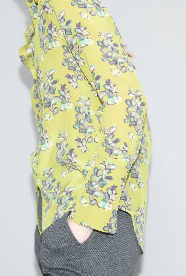 Odeeh Painted Blossoms Bluse, Citrine