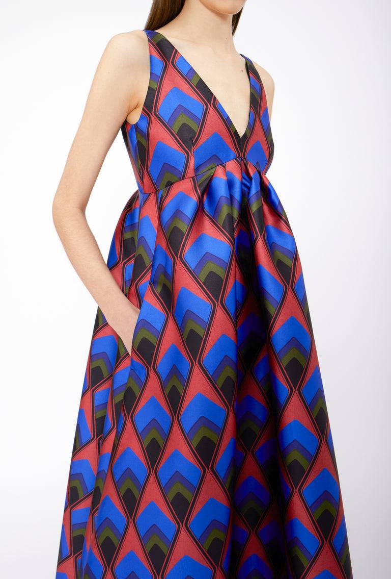 Odeeh Peacock Kleid, Cinnabar