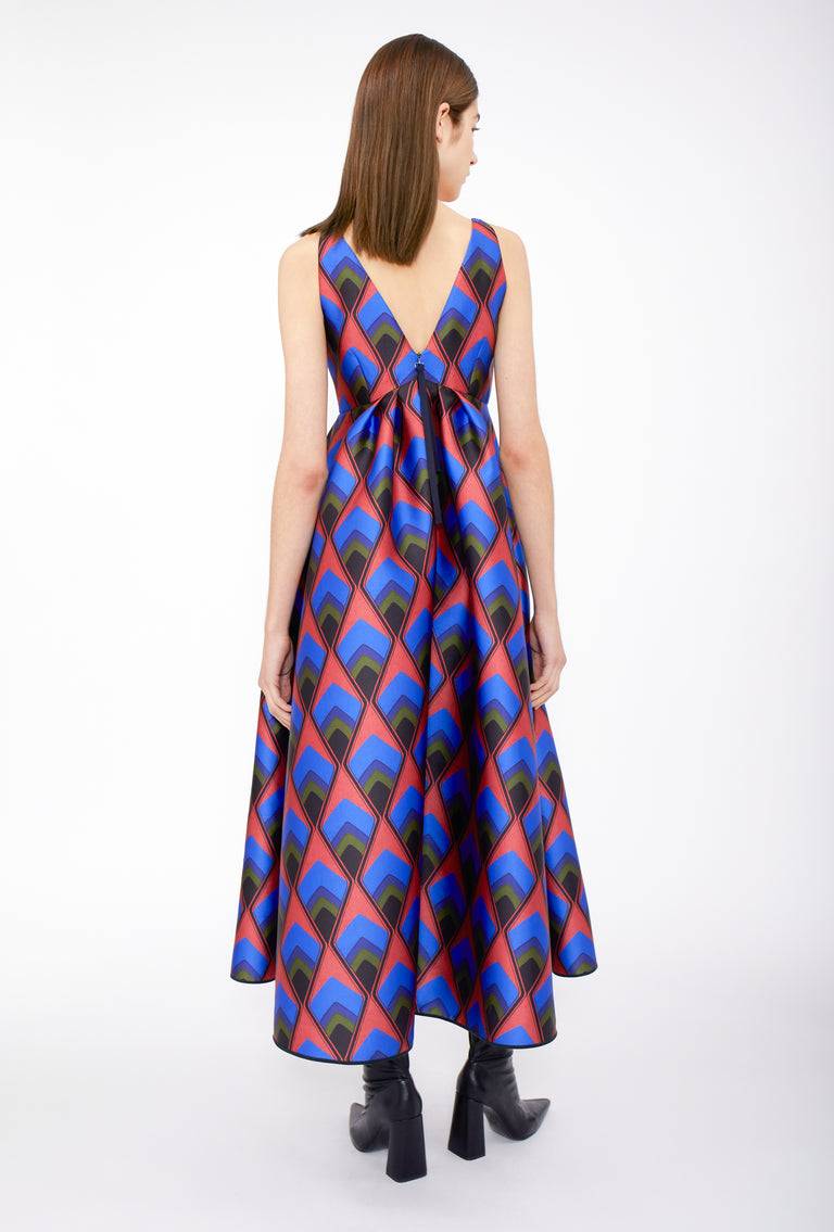 Odeeh Peacock Kleid, Cinnabar