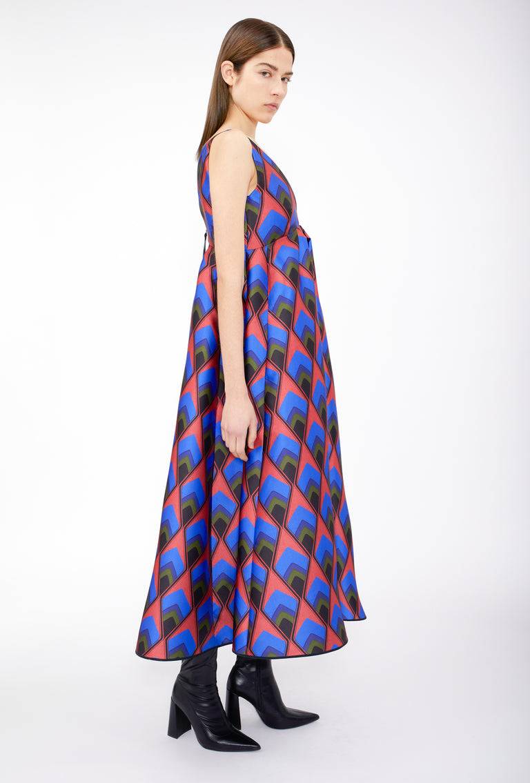 Odeeh Peacock Kleid, Cinnabar