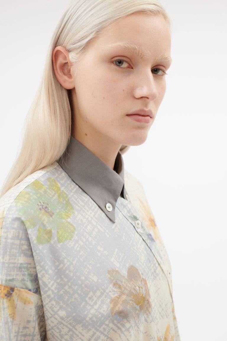 Odeeh Pixelated Daisies Kleid, Birch