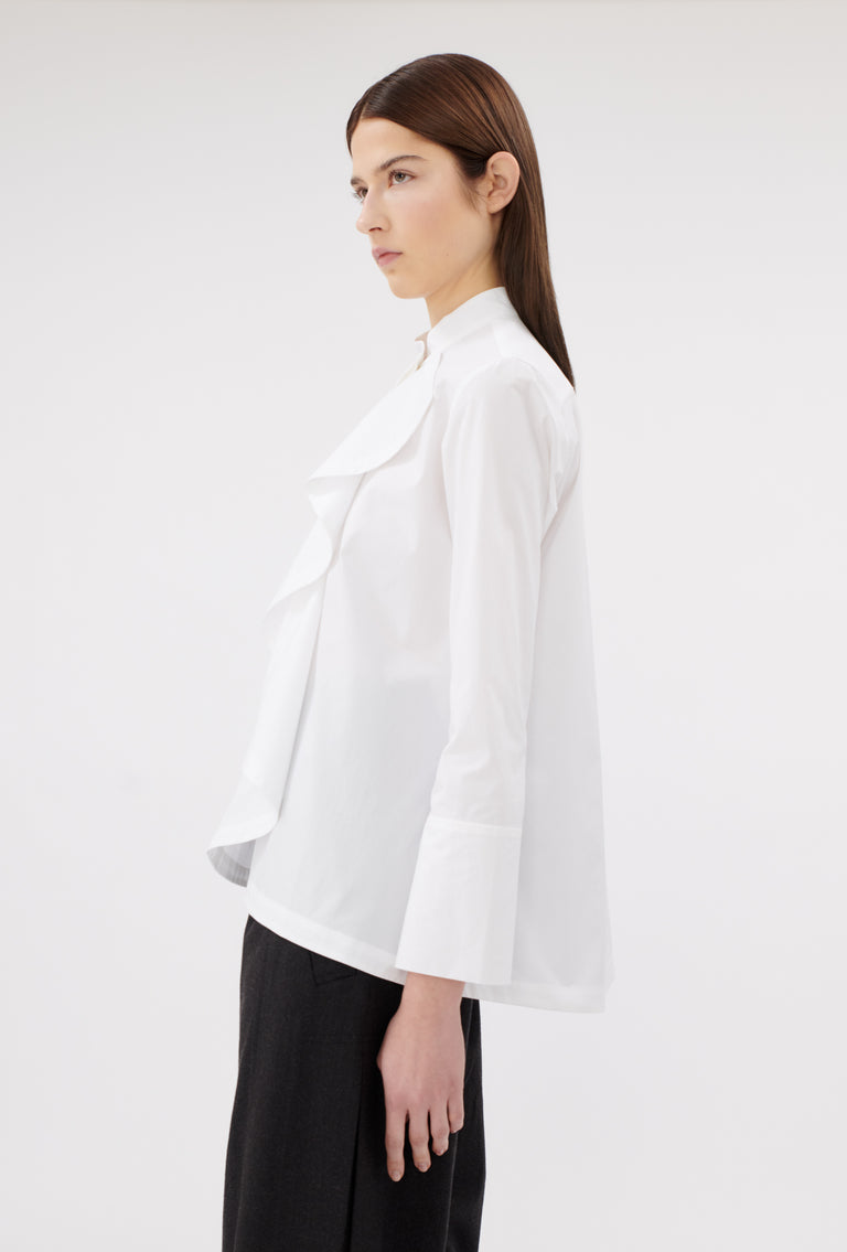Odeeh Poplin Bluse, White